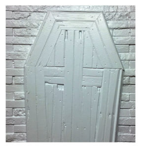 Coffin Lid Wall Panel Closeup