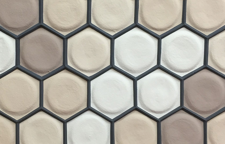 Honeycomb painted