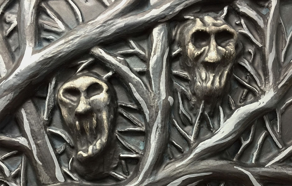 Painted "My Nightmare" panel closeup