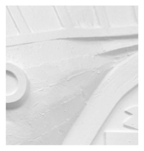1686 Pirate Ship Bow Panel close up