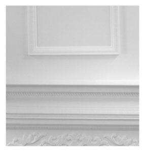 #1923 - Mansion Panel w/ Fireplace close up