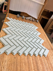 Herringbone Brick Scenic Mold