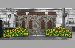 Frozen Jr. Set Rental - Sunflowers and Arendelle Exterior