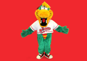 Lowell Spinners Mascot: Canaligator