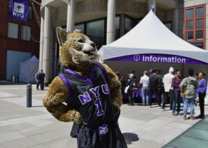 NYU Bobcat Mascot