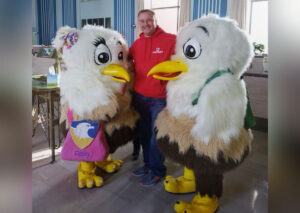 Univest Bank: Buck & Penny Mascots