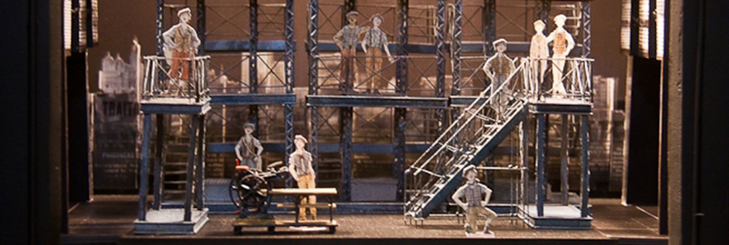 Newsies set design