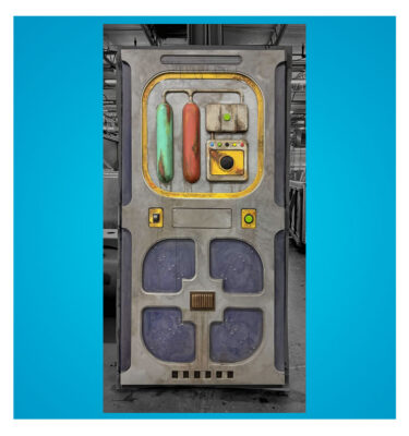 Space Station Wall Panel X Tank