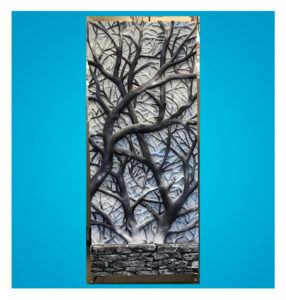 Forest with Stone Wall