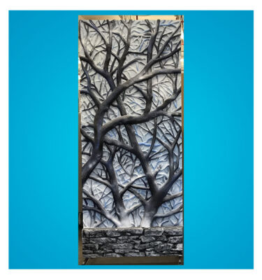 Forest with Stone Wall